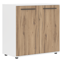 Шкаф малый широкий ELCS 85.1 Дуб Денвер светлый/Мокко/Белый 852х430х832 EDIS