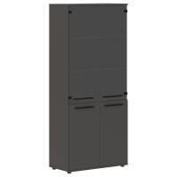 Шкаф высокий широкий EHCS 85.2 Мокко/Черный/Мокко 852х430х1967 EDIS