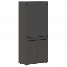 Шкаф высокий широкий EHCS 85.2 Мокко/Черный/Мокко 852х430х1967 EDIS