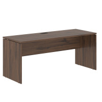 Стол прямой EDST 1767 Дуб Денвер тёмный/Мокко 1760х670х750 EDIS