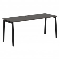 Стол прямой ELST 1767 Мокко/Черный 1760х670х750 EDIS