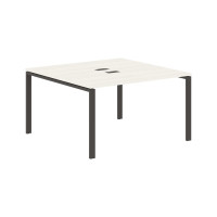 Стол 2-х местный EUWST 1313 Ясень Траун/Мокко 1360х1346х750 EDIS