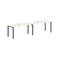 Стол 2-х местный EUWST 3167 Ясень Траун/Мокко 3126х670х750 EDIS