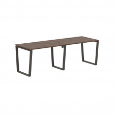 Стол 2-х местный EVWST 2380 Дуб Денвер тёмный/Мокко 2326х800х750 EDIS