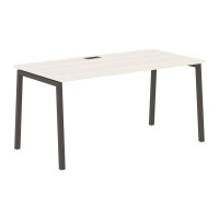 Стол прямой ELST 1580 Ясень Траун/Мокко 1560х800х750 EDIS