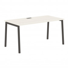 Стол прямой ELST 1580 Ясень Траун/Мокко 1560х800х750 EDIS