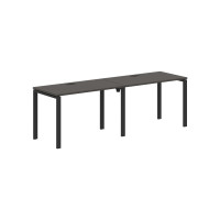 Стол 2-х местный EUWST 2367 Мокко/Черный 2326х670х750 EDIS