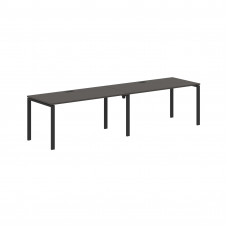 Стол 2-х местный EUWST 3180 Мокко/Черный 3126х800х750 EDIS
