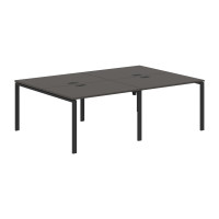 Стол 4-х местный EUWST 2316 Мокко/Черный 2326х1606х750 EDIS