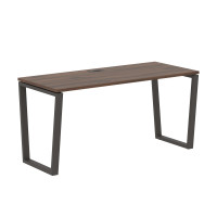 Стол прямой EVST 1567 Дуб Денвер тёмный/Мокко 1560х670х750 EDIS