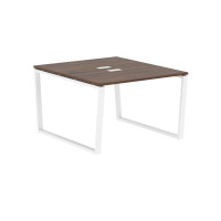 Стол 2-х местный EVWST 1113 Дуб Денвер тёмный/Белый 1160х1346х750 EDIS