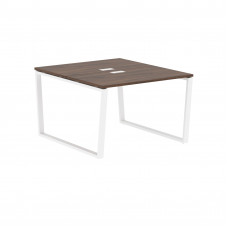 Стол 2-х местный EVWST 1113 Дуб Денвер тёмный/Белый 1160х1346х750 EDIS