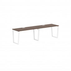 Стол 2-х местный EVWST 2767 Дуб Денвер тёмный/Белый 2726х670х750 EDIS