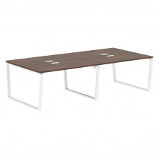Стол 4-х местный EVWST 2713 Дуб Денвер тёмный/Белый 2726х1346х750 EDIS