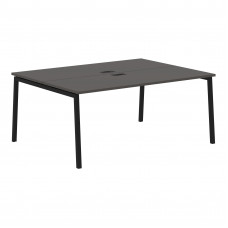 Стол 2-х местный ELWST 1713 Мокко/Черный 1760х1346х750 EDIS