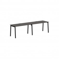 Стол 2-х местный ELWST 2767 Мокко/Черный 2726х670х750 EDIS