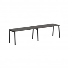 Стол 2-х местный ELWST 3167 Мокко/Черный 3126х670х750 EDIS