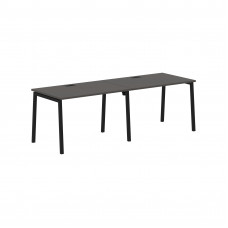 Стол 2-х местный ELWST 2380 Мокко/Черный 2326х800х750 EDIS