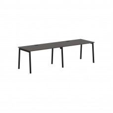 Стол 2-х местный ELWST 2780 Мокко/Черный 2726х800х750 EDIS