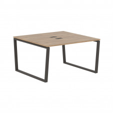 Стол 2-х местный EVWST 1313 Дуб Денвер светлый/Мокко 1360х1346х750 EDIS