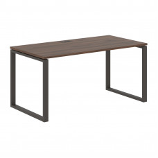 Стол прямой EQST 1580 Дуб Денвер тёмный/Мокко 1560х800х750 EDIS