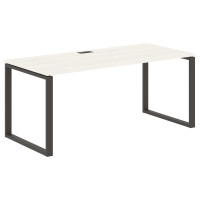 Стол прямой EQST 1780 Ясень Траун/Мокко 1760х800х750 EDIS