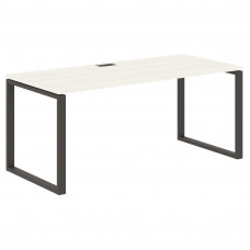 Стол прямой EQST 1780 Ясень Траун/Мокко 1760х800х750 EDIS