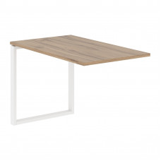 Брифинг-приставка EQB 1167 Дуб Денвер светлый/Белый 1160х670х750 EDIS