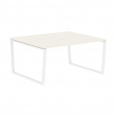 Стол 2-х местный EVWST 1513 Ясень Траун/Белый 1560х1346х750 EDIS