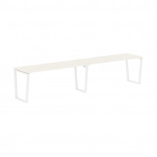 Стол 2-х местный EVWST 3567 Ясень Траун/Белый 3526х670х750 EDIS