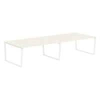 Стол 4-х местный EVWST 3513 Ясень Траун/Белый 3526х1346х750 EDIS