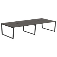 Стол 4-х местный EVWST 3516 Мокко/Черный 3526х1606х750 EDIS