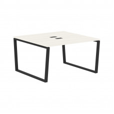 Стол 2-х местный EVWST 1313 Ясень Траун/Черный 1360х1346х750 EDIS