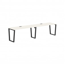 Стол 2-х местный EVWST 3167 Ясень Траун/Черный 3126х670х750 EDIS