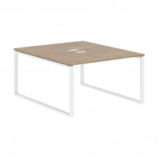 Стол 2-х местный EQWST 1316 Дуб Денвер светлый/Белый 1360х1606х750 EDIS