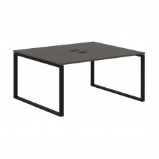 Стол 2-х местный EQWST 1513 Мокко/Черный 1560х1346х750 EDIS