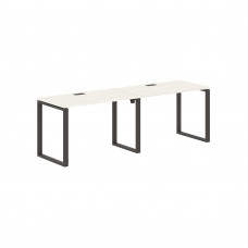 Стол 2-х местный EQWST 2367 Ясень Траун/Мокко 2326х670х750 EDIS