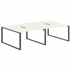 Стол 4-х местный EQWST 2716 Ясень Траун/Мокко 2726х1606х750 EDIS