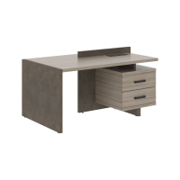 Стол СФ-531332 Дрифтвуд Бетон чикаго темГрафит 1600х961х840 WOOD&STONE