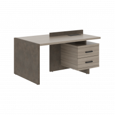 Стол СФ-531332 Дрифтвуд Бетон чикаго темГрафит 1600х961х840 WOOD&STONE