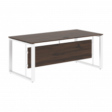 Стол руководителя EST 189 Дуб Денвер темный/Белый 1800х900х750 ENIO