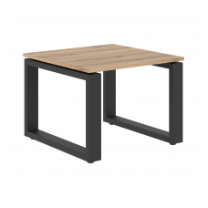 Стол журнальный ECT 6060 Дуб Денвер светлый/Антрацит 600х600х450 ENIO