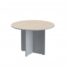 Стол переговорный ПРГ-1 Беларусь Клен/Металлик D-1100*755 IMAGO