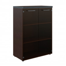 Шкаф со стеклянными дверьми и топом TMC 85.2 Венге Магия 856х450х1203 TORR