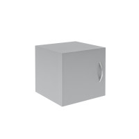 Антресоль узкая с глухой дверью SA-400.1(L) Серый 386х375х370 SIMPLE