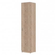 Шкаф колонка с глухой дверью SR-5U.1(R) Дуб Сонома светлый 386х375х1815 SIMPLE