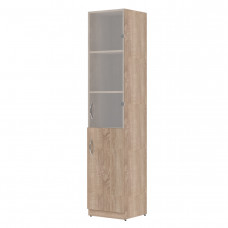 Шкаф колонка комбинированая SR-5U.2(R) Дуб Сонома светлый 386х375х1815 SIMPLE