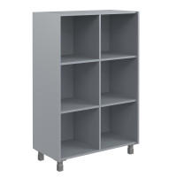 Каркас шкафа среднего с опорой OMC-87 металлик 874х450х1329 ОФФИКС Нью (OFFIX NEW)