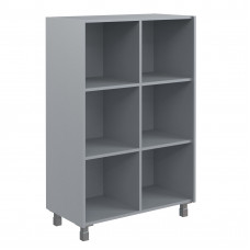 Каркас шкафа среднего с опорой OMC-87 металлик 874х450х1329 OFFIX NEW