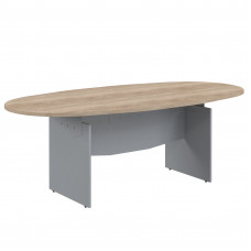 Стол для заседаний OST 2211 Дуб Сонома светлый/Металлик OFFIX NEW